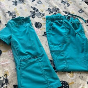 Teal Scrub Set